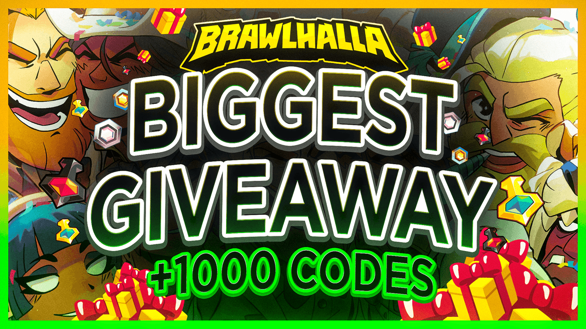 Swirftyy's tweet image. Currently hosting the BIGGEST giveaway in Brawlhalla's history in celebration for 40K subscribers.

- 1000 codes
- 70 winners

Participate: youtu.be/5lp9uagLnAc