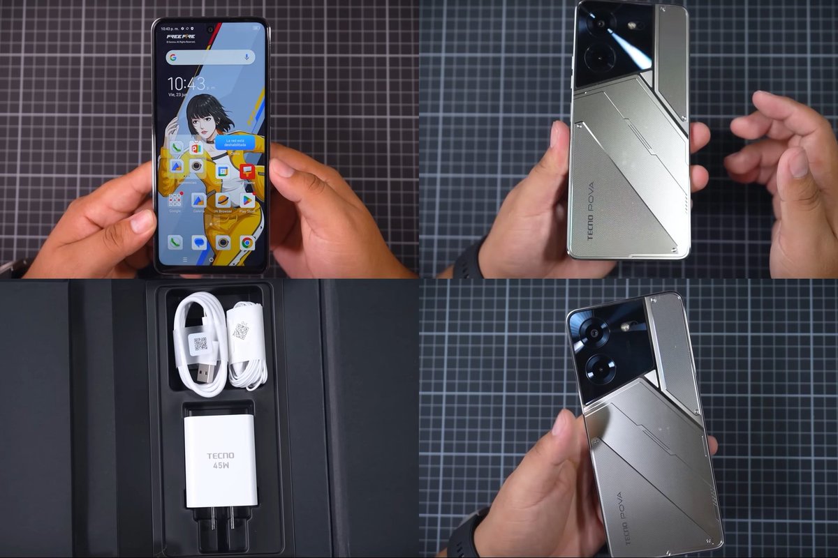 mido_5t's tweet image. رسمياً TECNO POVA 5 4G 
 - شاشة IPS بحجم 6.78 بوصة بدقة FHD + بمعدل تحديث 120 هرتز
 -معالج  MediaTek Helio G99
 - بطارية 6000 مللي أمبير ، شحن سريع 45 واط
 - كاميرا خلفية مزدوجة 50 ميجا بيكسل
 - 8 ميجابيكسل امامية
 - 8 جيجا + 8 جيجا رام ، 256 جيجا ذاكره تخزين 

 #TECNO #POVA5