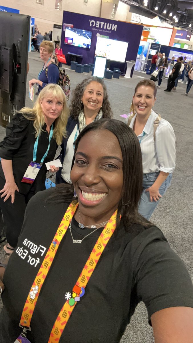 cmwatson2010's tweet image. Some #ISTELive23 moments are gonna HAVE to have their own moment! This? THIS is one ☝🏾!! Years in the making! 🤗🫶🏾🔥🤩🥰🤳🏾📸 I don’t fangirl a lot, but for this lady?!? Mm-hmm, I sure did nerd-out! @historysandoval sooo stinking 😃 to finally meet irl!! #friedfan #figmapartner