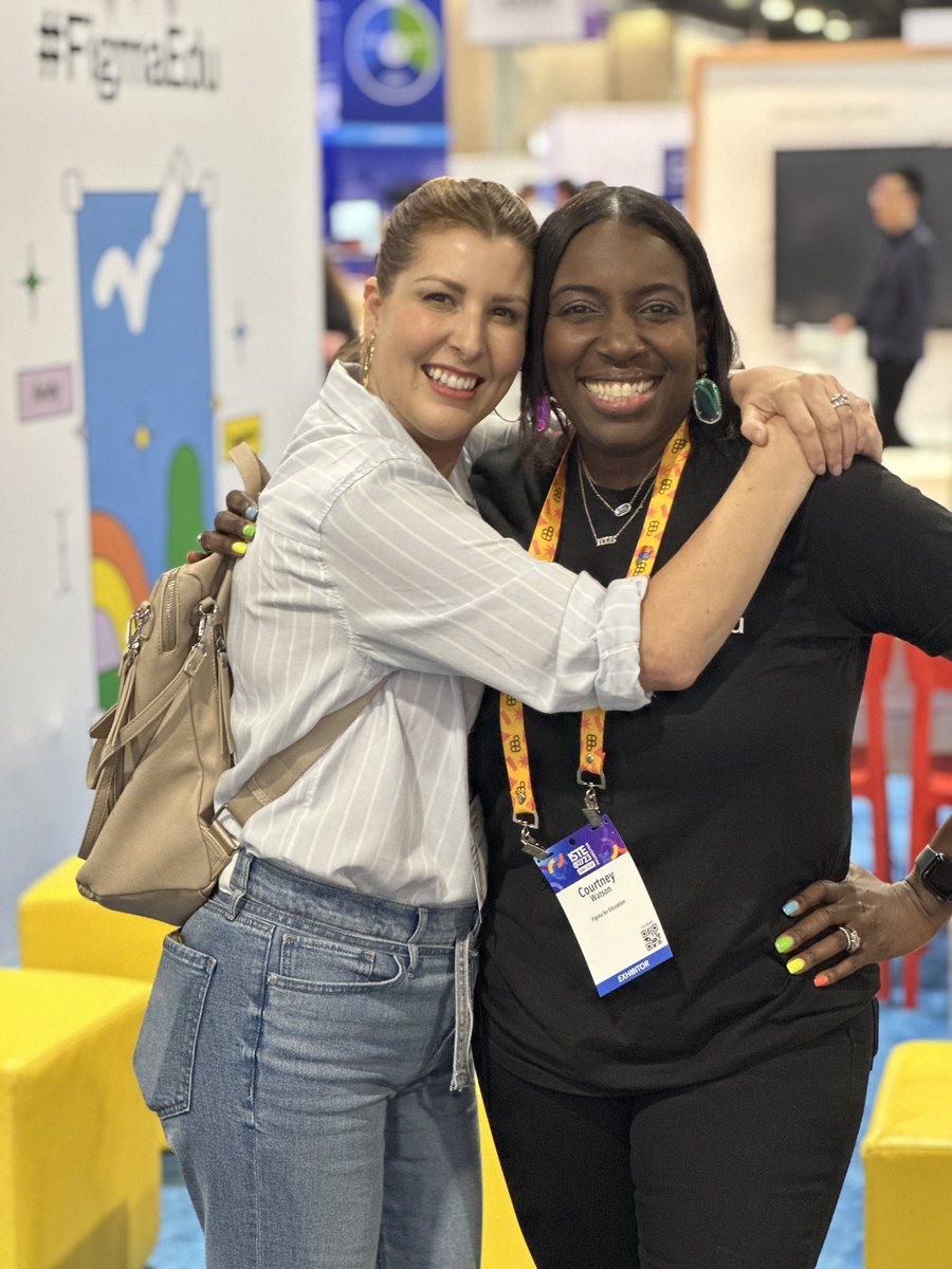 cmwatson2010's tweet image. Some #ISTELive23 moments are gonna HAVE to have their own moment! This? THIS is one ☝🏾!! Years in the making! 🤗🫶🏾🔥🤩🥰🤳🏾📸 I don’t fangirl a lot, but for this lady?!? Mm-hmm, I sure did nerd-out! @historysandoval sooo stinking 😃 to finally meet irl!! #friedfan #figmapartner