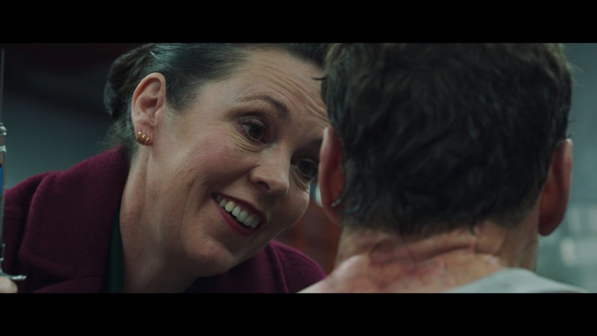 #SecretInvasion spoiler
.
.
.
#SonyaFalsworth keeps smiling almost throughout the entire interrogation, but her eyes tell you that she is totally unhinged yet still calm n collected - n I absolutely love it! Olivia Colman's performance is JUST TOO DMAN GOOD!!!