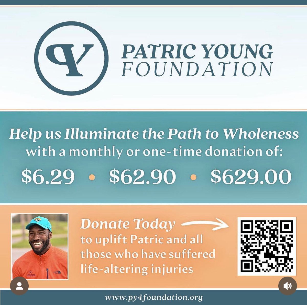 mrstesori's tweet image. Celebrating the one year anniversary of the day @PatricYoung4 started turning #tragedyintotriumph. You can join me &amp;amp; @paultesori by donating today, 6/29, as Patric continues to help others through his foundation. #morethanaconqueror
