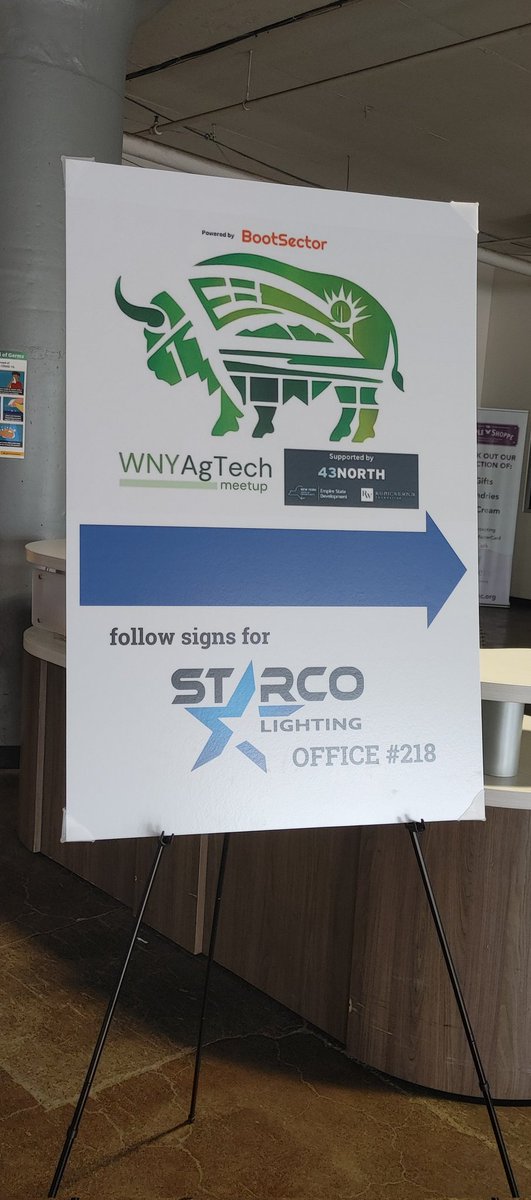 Dan Abbotoy (@dabbotoy) on Twitter photo Thank you to Starco Lighting for hosting yesterday's WNY #Agtech meetup.
Special thank you to <a href="/43North_/">43North</a> <a href="/RCWJRF/">Ralph C Wilson Jr Fd</a> and <a href="/EmpireStateDev/">Empire State Development</a> for supporting this event powered by <a href="/joinbootsector/">BootSector</a>. Thank you to Starco Lighting for hosting yesterday's WNY #Agtech meetup.
Special thank you to <a href="/43North_/">43North</a> <a href="/RCWJRF/">Ralph C Wilson Jr Fd</a> and <a href="/EmpireStateDev/">Empire State Development</a> for supporting this event powered by <a href="/joinbootsector/">BootSector</a>.