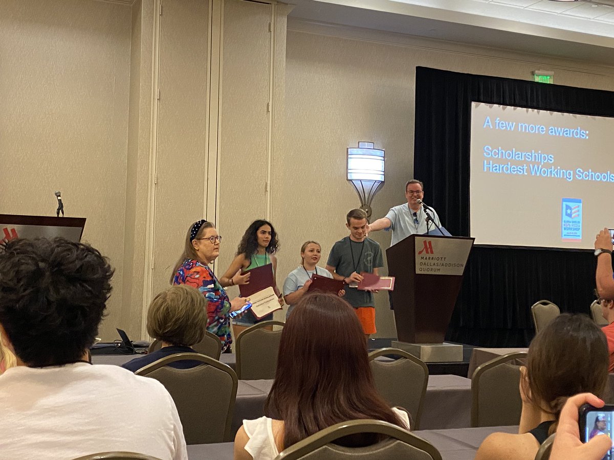 Super proud of newspaper editor Lily Coash-Johnson, who won one of three workshop scholarships <a href="/gs_workshop/">Gloria Shields Workshop</a>. <a href="/SMWestOffice/">SM West Office</a> <a href="/SMWjournalism/">SMW Journalism</a>