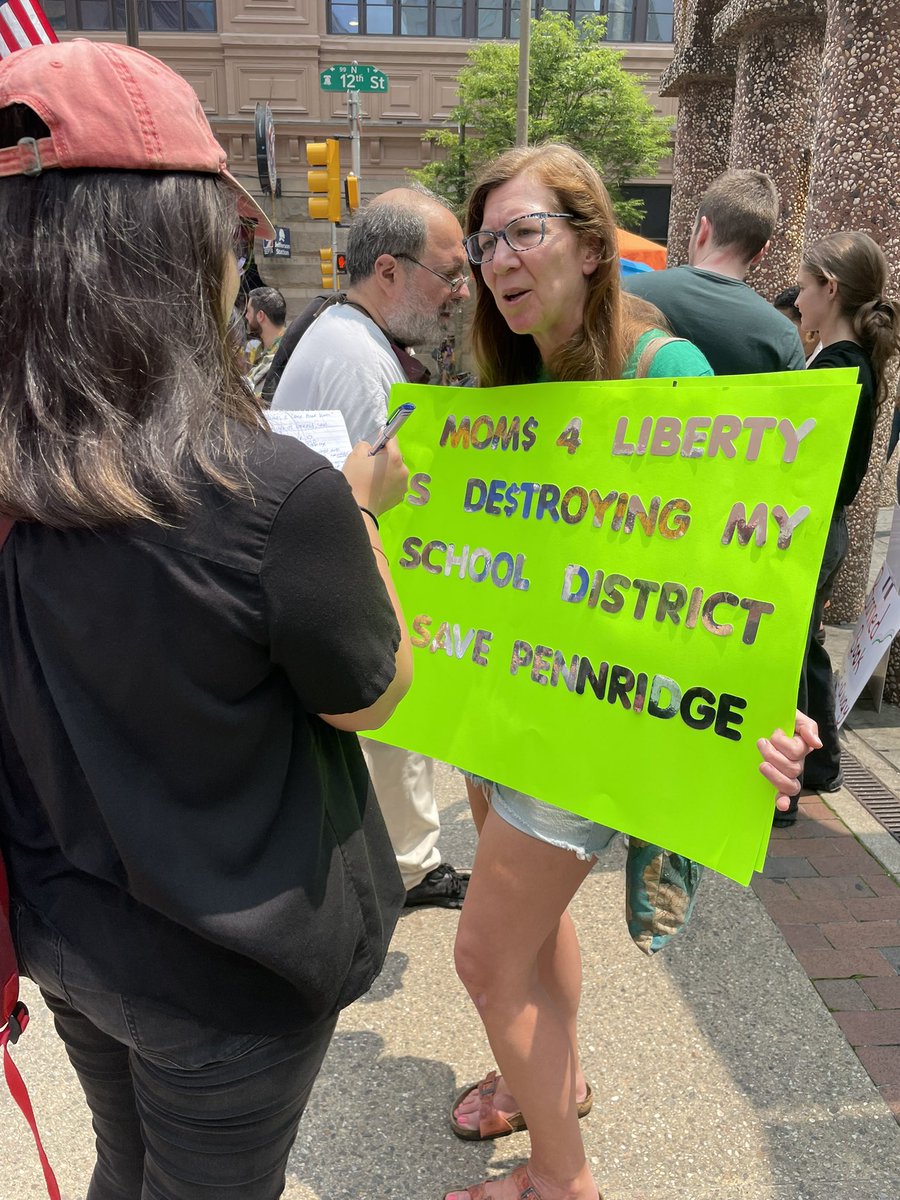 TheKeystone's tweet photo. Here are some photos from outside of the Moms for Liberty conference https://t.co/lPP1kSvYak