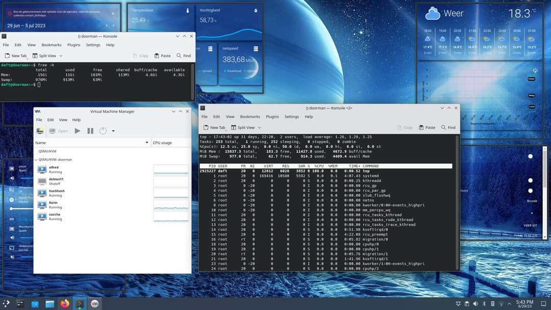 bdiederik's tweet photo. Meet #doorman my new aircooled #celeron #debian #linux server. With vpn in. Anonymous vpn out. #homeAssistant, #snapcast audio server. #Nextcloud and some dockers. 

It replaces 3 overloaded raspberry pi's with some room for future projects. https://t.co/IFR20odps3
