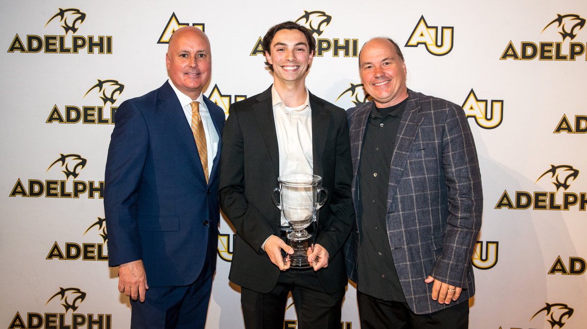 AUPanthers's tweet photo. Capping this year's annual awards, we present to you our Male and Female Athletes of the Year. Both touted as All-Americans, Academic All-Americans and All-Conference honorees this season ... Congratulations to Joseph Duchnowski and Lindsey Hibbs! 🏆

🔗: https://t.co/8I3w8Eka6N https://t.co/3ecmoS8I6q