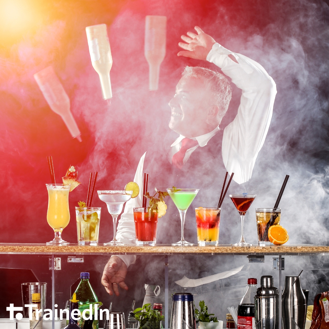 Hands-on advanced Cocktail Making course. For course details get in touch with us today sorcha@trainedin.global  #Sales #HumanSkill #business #training #success ##strategy #cocktail #bartender #cocktails #mixology #cocktail #bar #bartenderlife