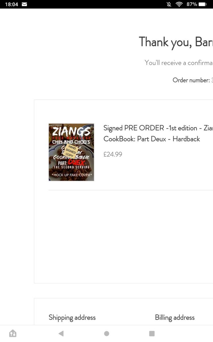 @ZiangsW Part Deux pre ordered 😁😁 #ziangsfoodworkshop #cookbook #chinesecooking