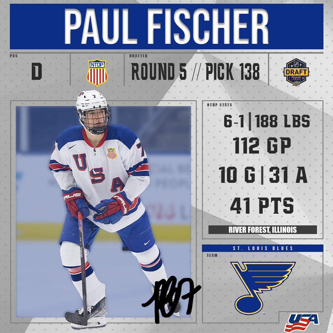 St. Louis, you caught a one-of-a-kind Fish! 🐟

Best of luck with the Blues, Fish! #NHLDraft