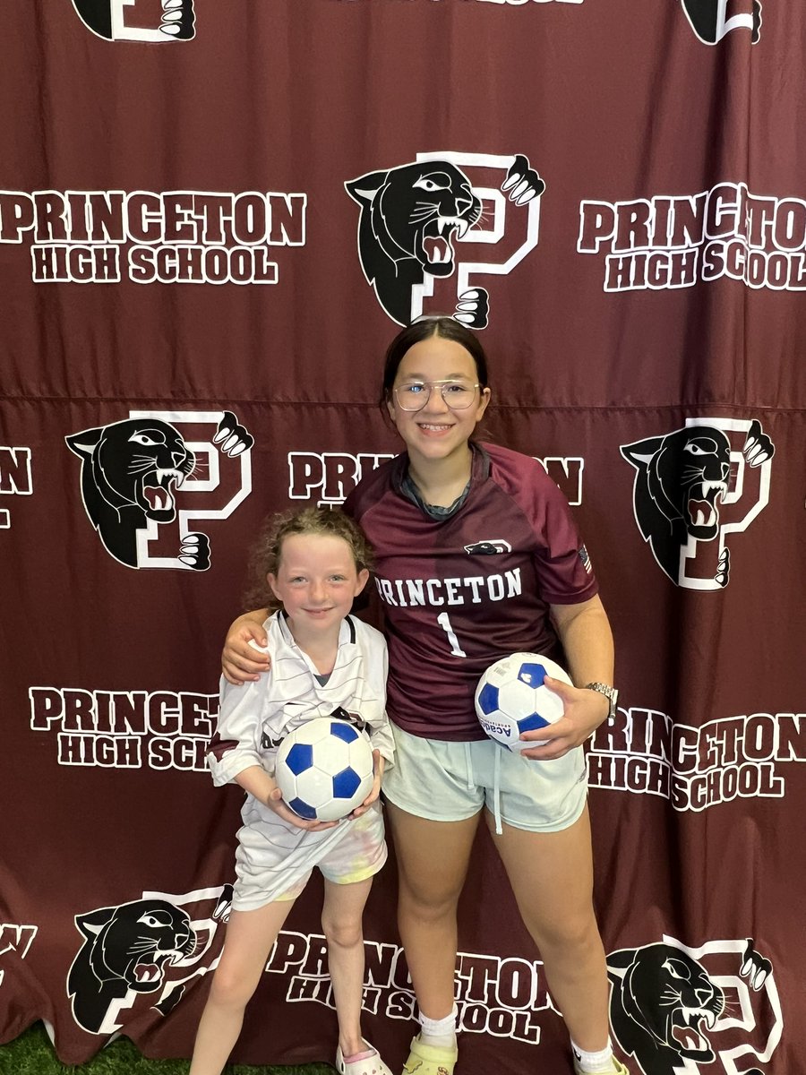 Princeton Soccer (@phspanthersfc) on Twitter photo Future Panthers Olivia & Addison recognized as campers of the day to close out camp. Great encouragement & positive energy from these 2 girls all week!
<a href="/PrincGirlsSoc/">Princeton Lady Panthers ⚽️</a> <a href="/PrincetonISD/">Princeton ISD</a> Future Panthers Olivia & Addison recognized as campers of the day to close out camp. Great encouragement & positive energy from these 2 girls all week!
<a href="/PrincGirlsSoc/">Princeton Lady Panthers ⚽️</a> <a href="/PrincetonISD/">Princeton ISD</a>