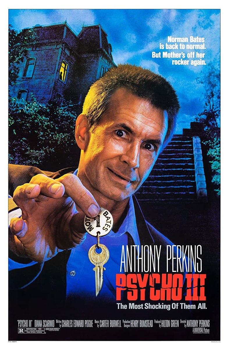 EugWSerra's tweet photo. On July 2, 1986, PSYCHO III was released! #PsychoIII #Psycho3 #NormanBates #AnthonyPerkins #JeffFahey #DianaScarwid #HughGillin #KayHeberle #LeeGarlington #JulietteCummins #RobertaMaxwell https://t.co/NVqmLcvPhh