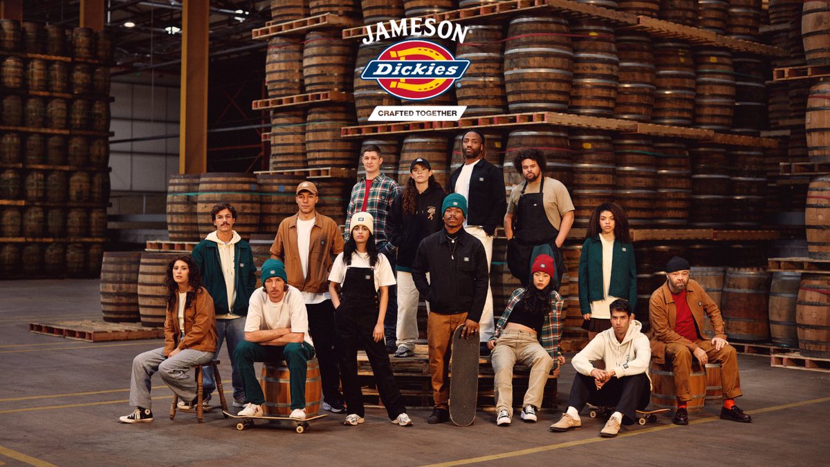 Jameson Whiskey UK (@jameson_uk) on Twitter photo A collection built for the grafters 🔥
To WIN a bundle of our Jameson x Dickies merch and limited edition bottle:
👉 Follow <a href="/jameson_uk/">Jameson Whiskey UK</a>
👉 Retweet this post
👉 Tell us your favourite piece from the collection below.
18+ UK only. T&Cs apply.
#JamesonxDickies #CraftedTogether A collection built for the grafters 🔥
To WIN a bundle of our Jameson x Dickies merch and limited edition bottle:
👉 Follow <a href="/jameson_uk/">Jameson Whiskey UK</a>
👉 Retweet this post
👉 Tell us your favourite piece from the collection below.
18+ UK only. T&Cs apply.
#JamesonxDickies #CraftedTogether