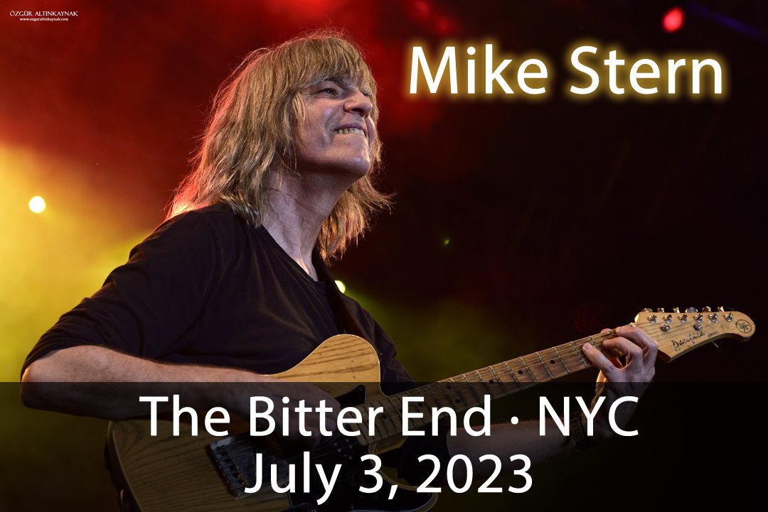 NYC! Mike returns to @BitterEndNYC July 3 featuring @LENISTERN (guitar/ngoni/vocals), Juan Chiavassa (drums), @MotoFukushima (bass) and Bob Franceschini (sax). Get your tickets here: bitterend.com/#/events