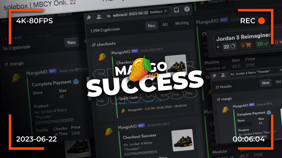 Last Week was CRAZY 😈

Thousands of checkouts &amp; pure Solebox domination🥭👑

Stop missing out, join us @
whop.com/mangoaio

🥭🚀💫