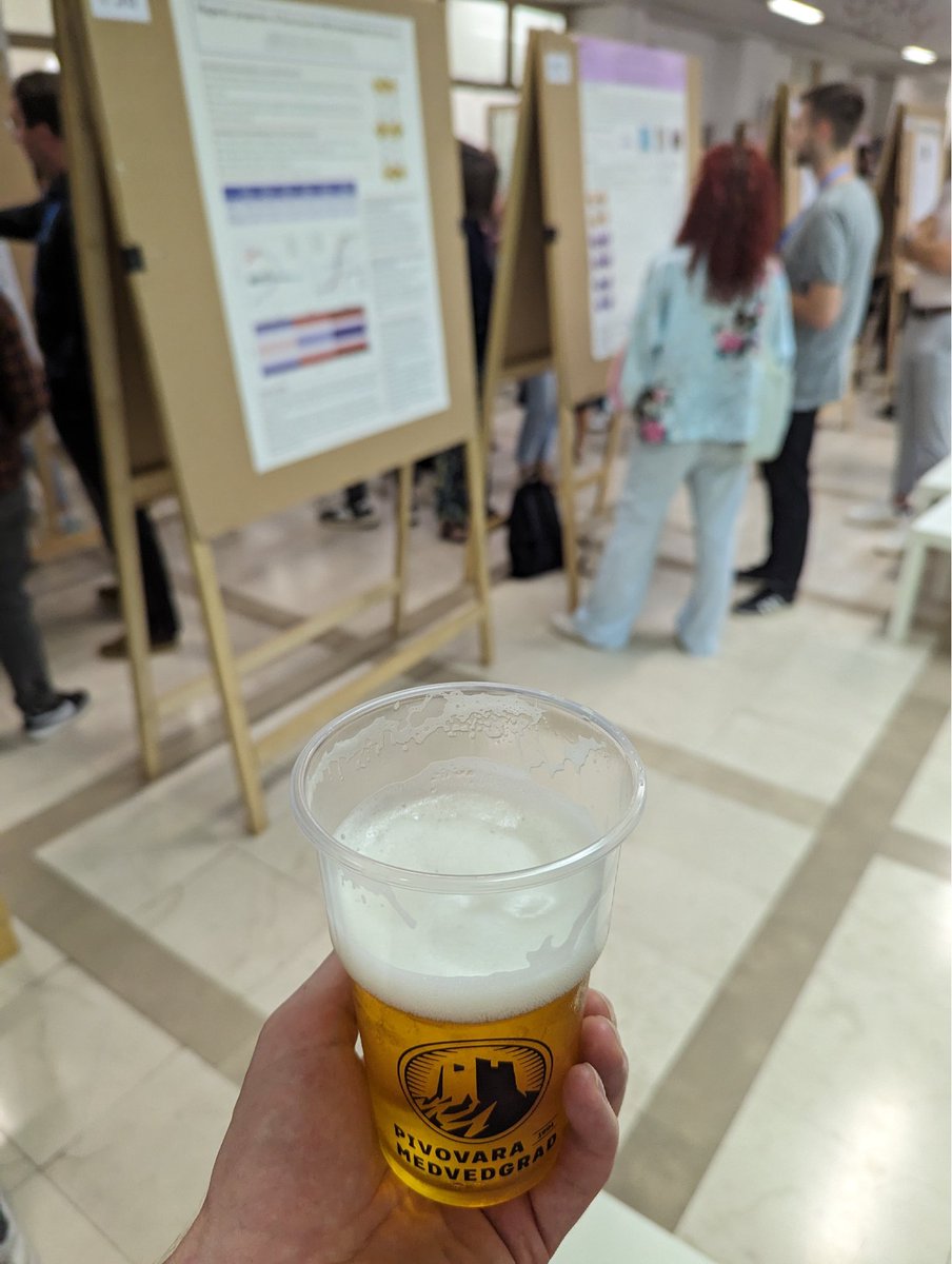 Second poster session of #SIRES23 really the best conference I been on this year. Great people, great science, Essence of a conference, Cheers.🍻