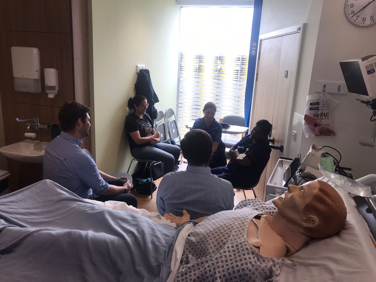 Zilley_Khan's tweet photo. Simulation Debriefing Training session @RoyalPapworth Run by our amazing Med Ed Fellows. An excellent day with fun, laughter, learning, sharing knowledge &amp; the Mutiprofessional team working. All in a safe Training space 👍👍 https://t.co/THG4OqJS3m