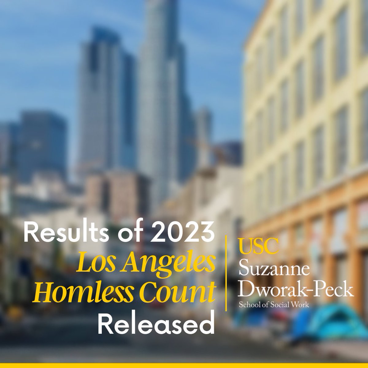 USC Social Work faculty Ben Henwood and the Center for Homelessness, Housing and Health Equity Research led the annual effort to measure the Los Angeles homeless population, in partnership with LAHSA. Read this year’s results here: bit.ly/3r73RSd