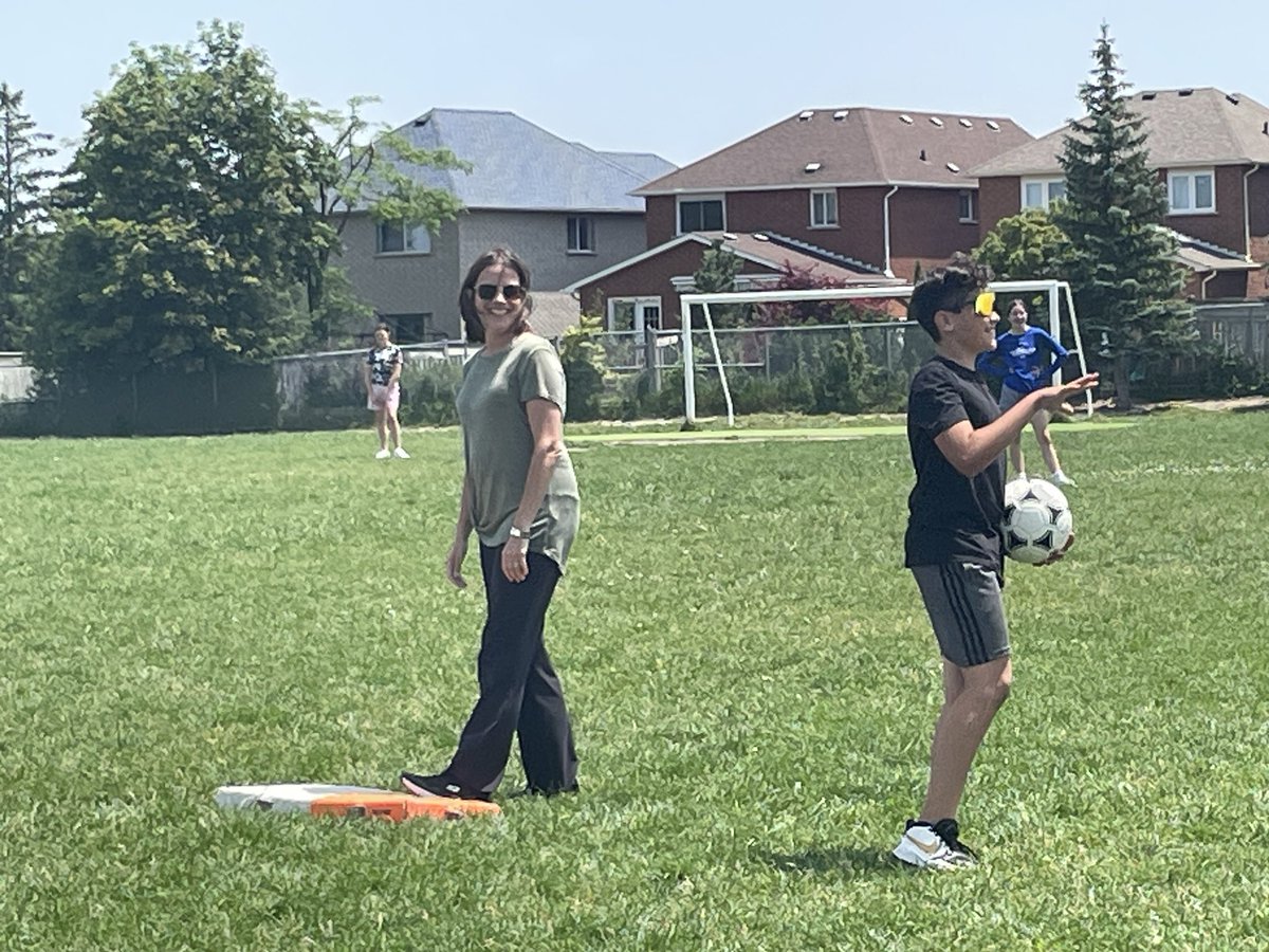 Let’s go teachers! Staff versus students soccer baseball game! <a href="/breacorbet/">Brea Corbet (🍎) - DPCDSB Catholic Trustee</a>