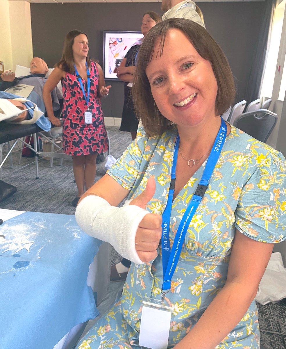 Loved the minor injuries workshop @NEPTUNEConf - thumbs up from me! #neptune23