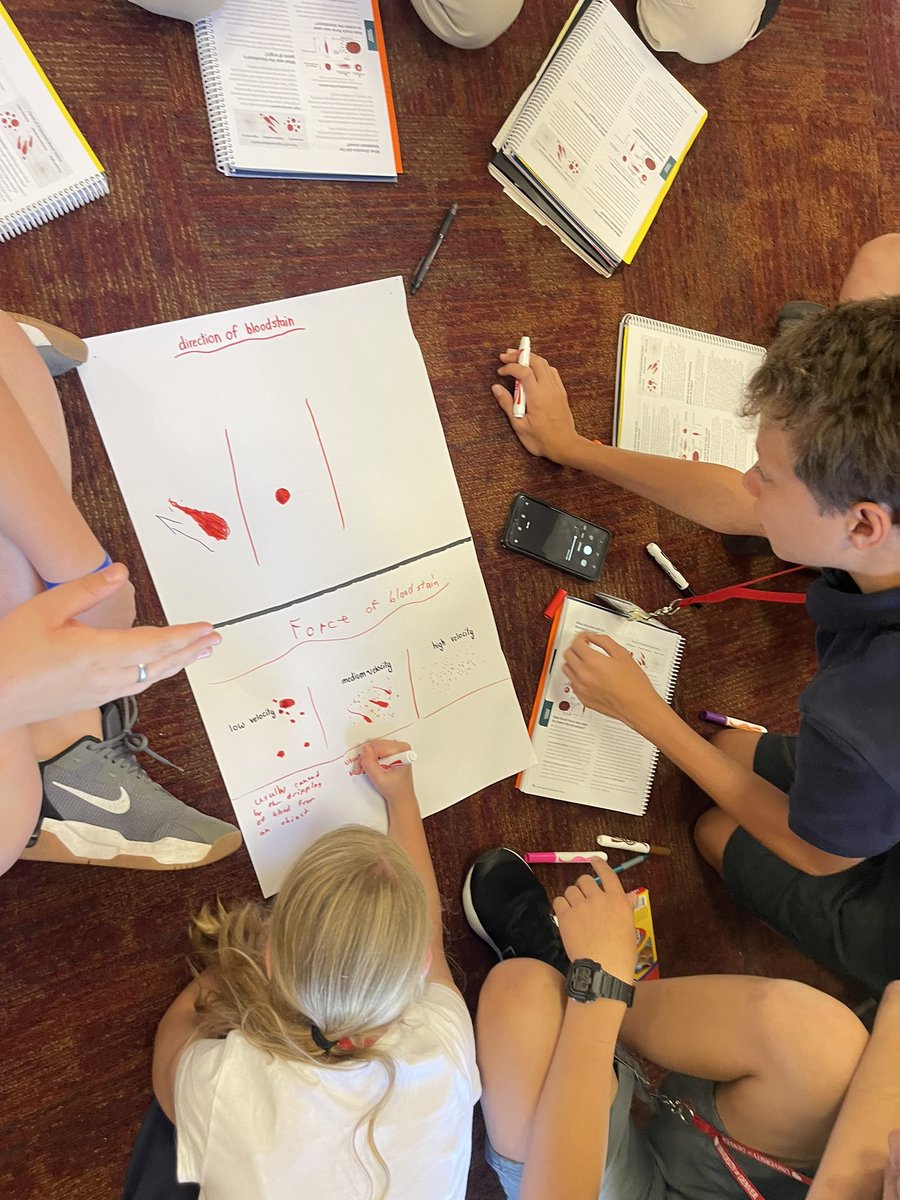 BSPA blood spatter analysis! I am just so amazed with their knowledge about this field! 
#SummerCamp #STEMExploreProgram #UniversityofDenver #Engineering #Forensic #Medicine #Robotics