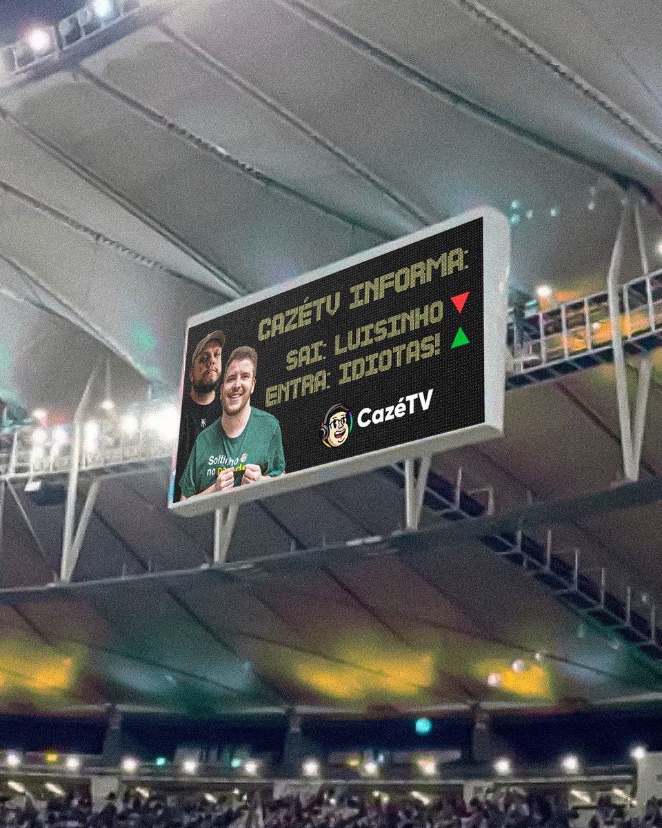 CAZÉTV INFORMA: O Luisinho deu migué e vai ser substituído por <a href="/pigzadaxd/">pigzada xd</a> e <a href="/macielkudi/">Maciel</a> na live de hoje! 😂😂😂