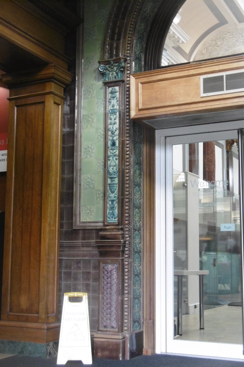 #FabulousFaience4Friday Bank lobby in #LordStreet #Southport