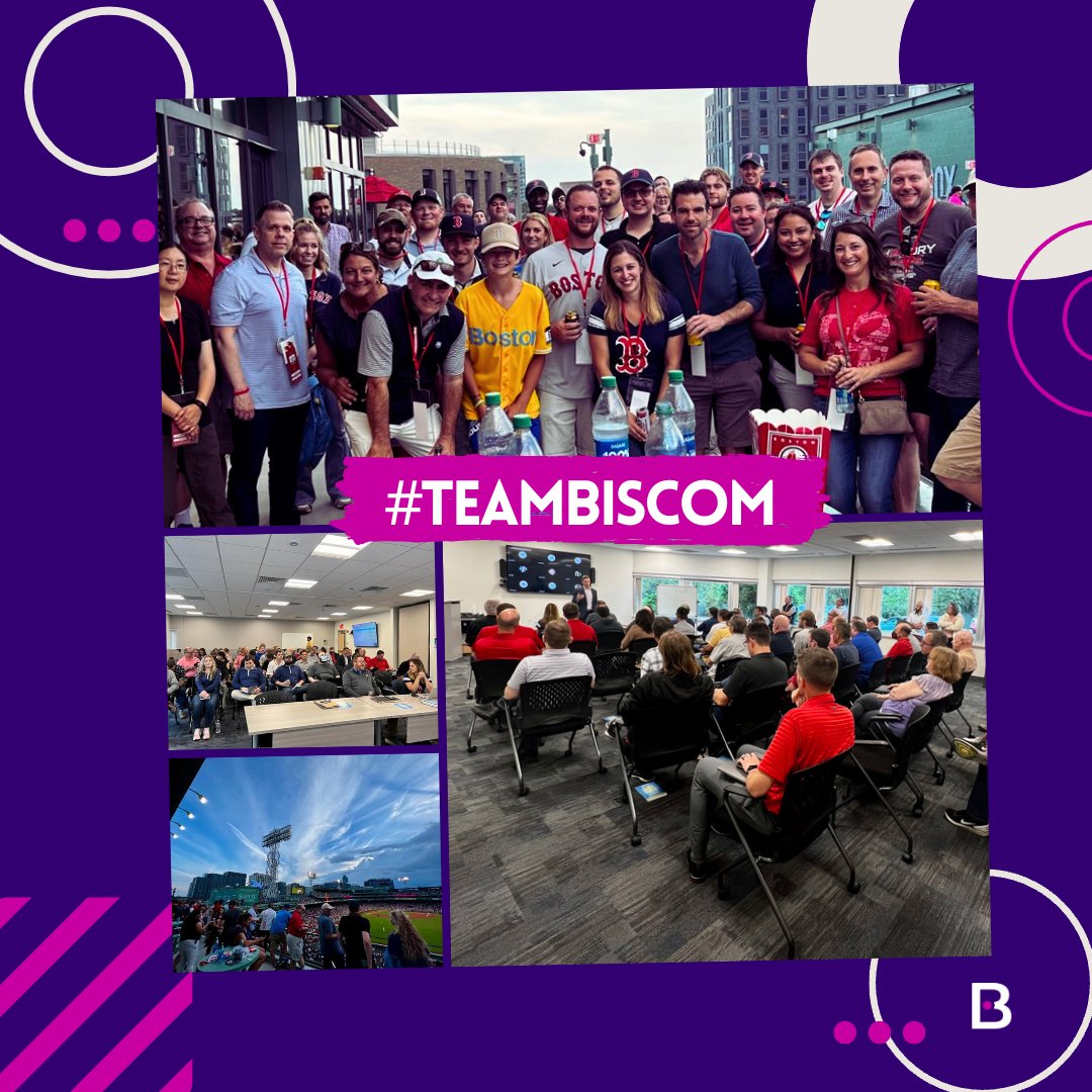 Biscom's tweet photo. Yesterday was a wicked awesome day for #TeamBiscom! We kicked off our #EmployeeAppreciationDay with a coffee bar ☕️ followed by an inspiring guest speaker Jonathan Roche and as a grand finale, we all headed to Fenway Park to root for the Sox ⚾️ for an unforgettable evening! https://t.co/j6jSb5Ji7l