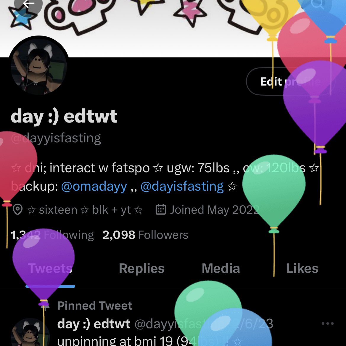 day :) edtwt (@dayyisfasting) / Posts / X