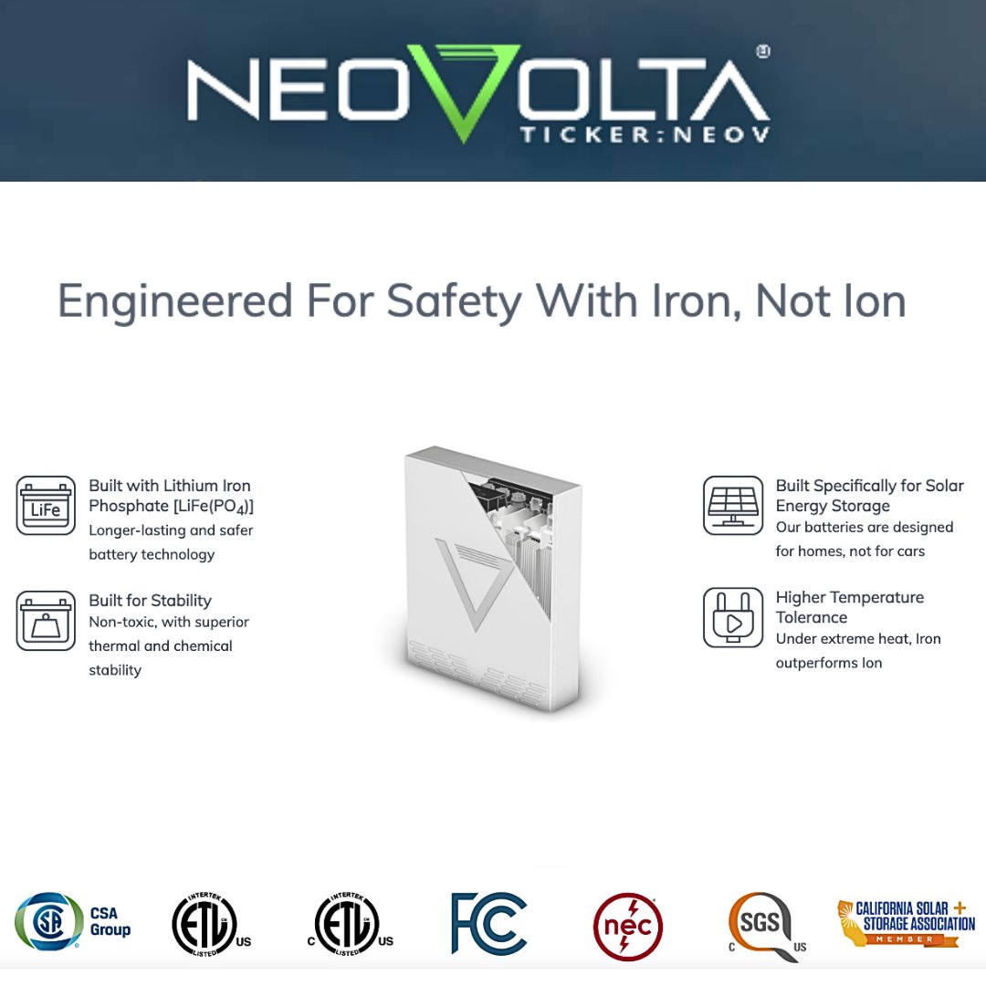 NeoVolta, Inc. on Twitter "Preserve your solar power with seamless
