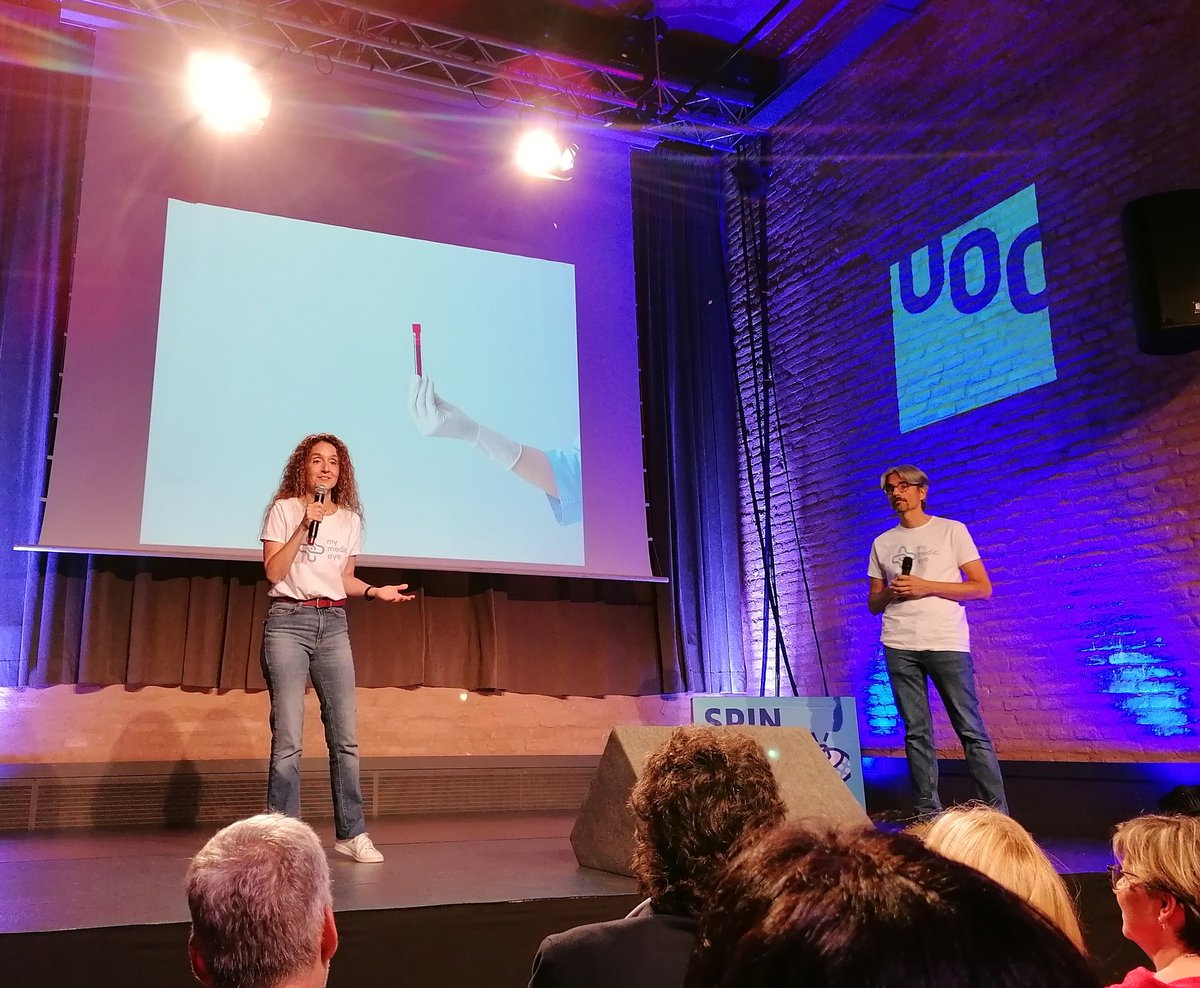 Empieza la presentación de los ocho proyectos finalistas del #SpinUOC 2023, una iniciativa que alienta la innovación, la transferencia de conocimiento y el emprendimiento entre todos los actores que constituyen la comunidad <a href="/UOCuniversidad/">UOCuniversidad</a>.