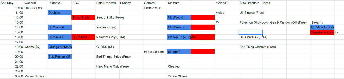 NSTournamentHub's tweet photo. Solar Flare 2023 Rough Schedule https://t.co/BnKYOt8vQc