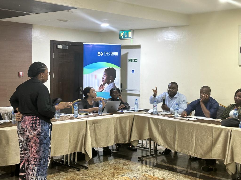 PeterOAguebor's tweet image. In my quest to advancing women's involvement in politics #AWIP, I was opportune to participate in an amplification session on the roadmap to advocate gender equity in Nigeria by @ElectHER_NG with support from @IRIglobal and @wdn