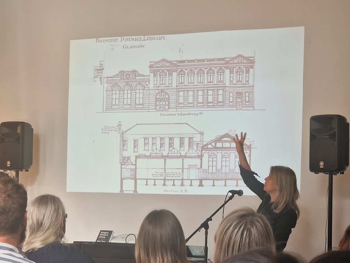 womenslibrary's tweet image. Cathy Houston of @Collective_Arch reminding us that the "greenest building is the one that already exists"