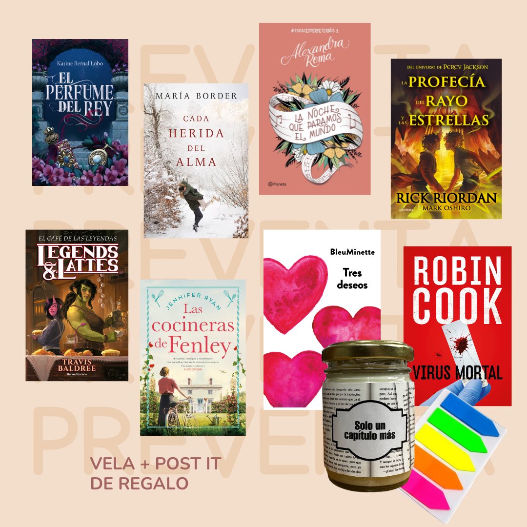 BookerLibros's tweet photo. Ya están disponibles las preventas de julio

Vela + post it de regalo https://t.co/nBxOorgnIJ
