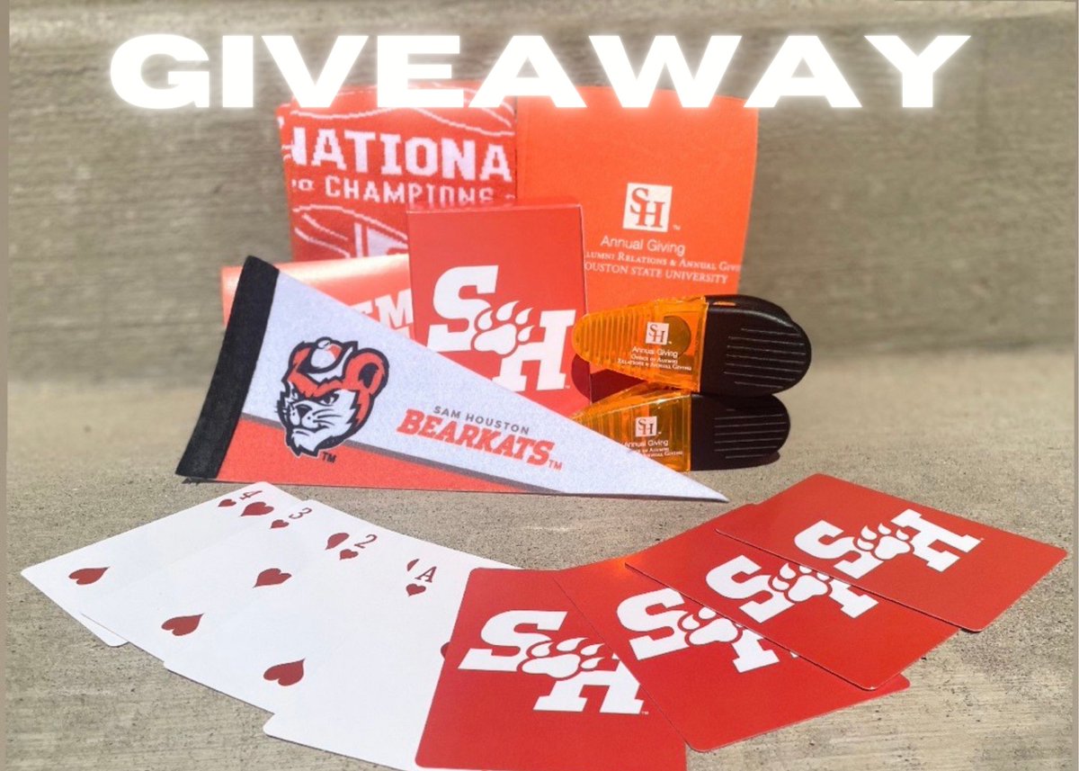 SHSUGiving's tweet photo. In honor of Global Social Media Day today, the Office of Annual Giving is doing a giveaway!! 🥳 Look at the second pic to find out how to win! https://t.co/8xYvfffNev