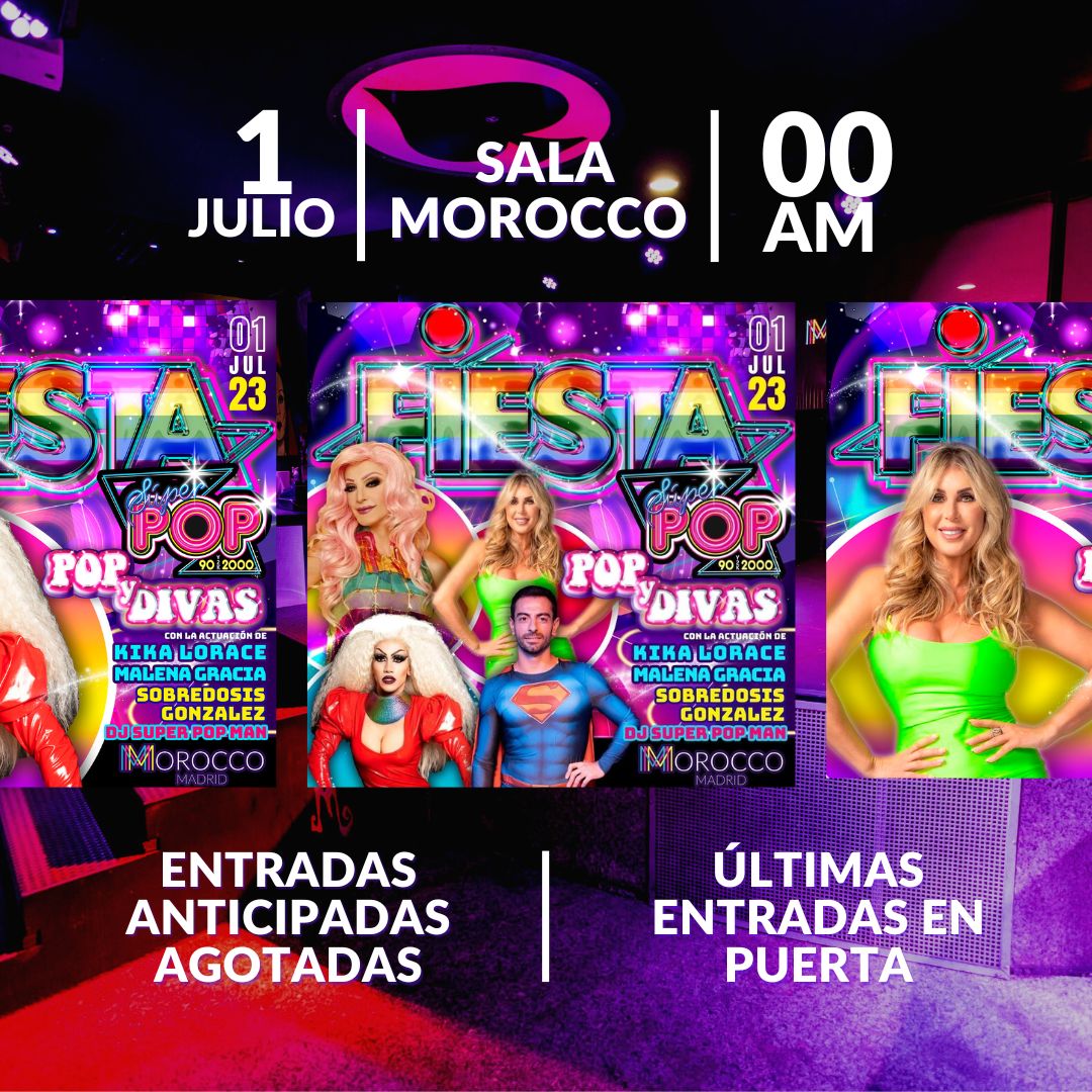 ⚠️ÚLTIMAS ENTRADAS EN PUERTA⚠️

🙌 GRACIAS 🙌 por agotar todas las entradas anticipadas para nuestra fiesta del sábado. Dejaremos unas cuantas para la puerta, y si os apetece repetir aun quedan entradas para la sesión MEGAPOP de mañana viernes.

¡¡Os esperamos!!