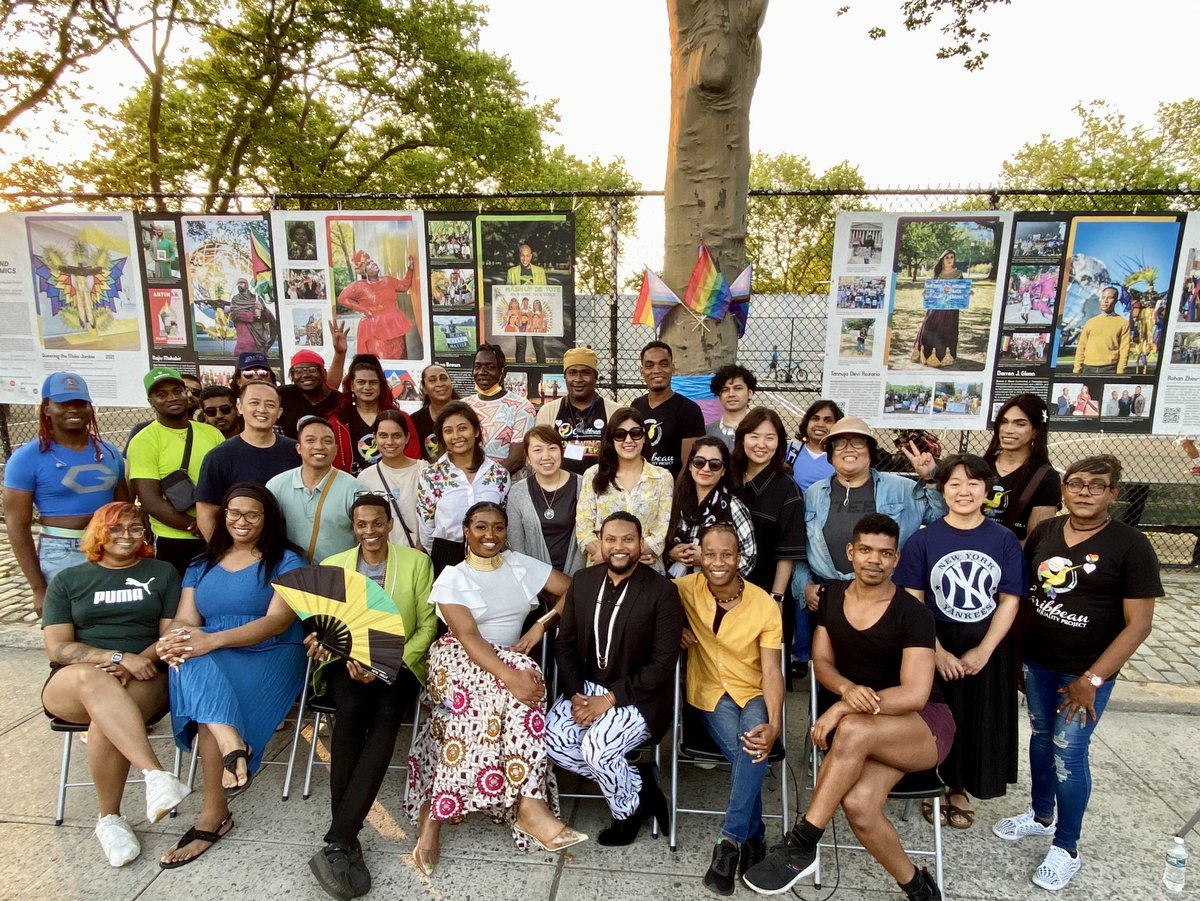 CaribEquality's tweet photo. On June 19, as part of our 2023 #PrideMonth Activations, @CaribEquality welcomed 10 human &amp; civil rights leaders from across the Indo-Pacific and Central Asian regions to our #LivePridefully exhibition #Juneteenth: Confronting Hate and Celebrating #Caribbean #LGBTQ+ Joy event. https://t.co/8GvpQAKFAe