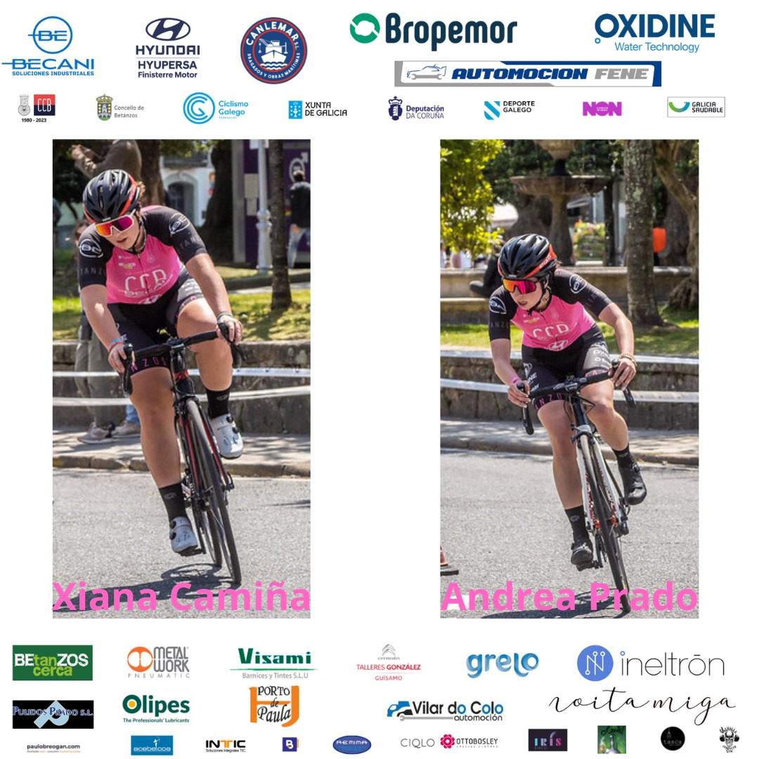 CC BETANZOS (@ccbetanzos) on Twitter photo Duas das nosas corredoras Juniors, Andrea e Xiana, foron convocadas pola <a href="/F_Gal_Ciclismo/">F_Galega de Ciclismo</a> para defender as cores da selección de breogan, na carrera de fondo en estrada, nos campeonatos de españa que desde hoxe se disputan en Cartagena. Noraboaaaa!!!! 💪💪💪 Duas das nosas corredoras Juniors, Andrea e Xiana, foron convocadas pola <a href="/F_Gal_Ciclismo/">F_Galega de Ciclismo</a> para defender as cores da selección de breogan, na carrera de fondo en estrada, nos campeonatos de españa que desde hoxe se disputan en Cartagena. Noraboaaaa!!!! 💪💪💪