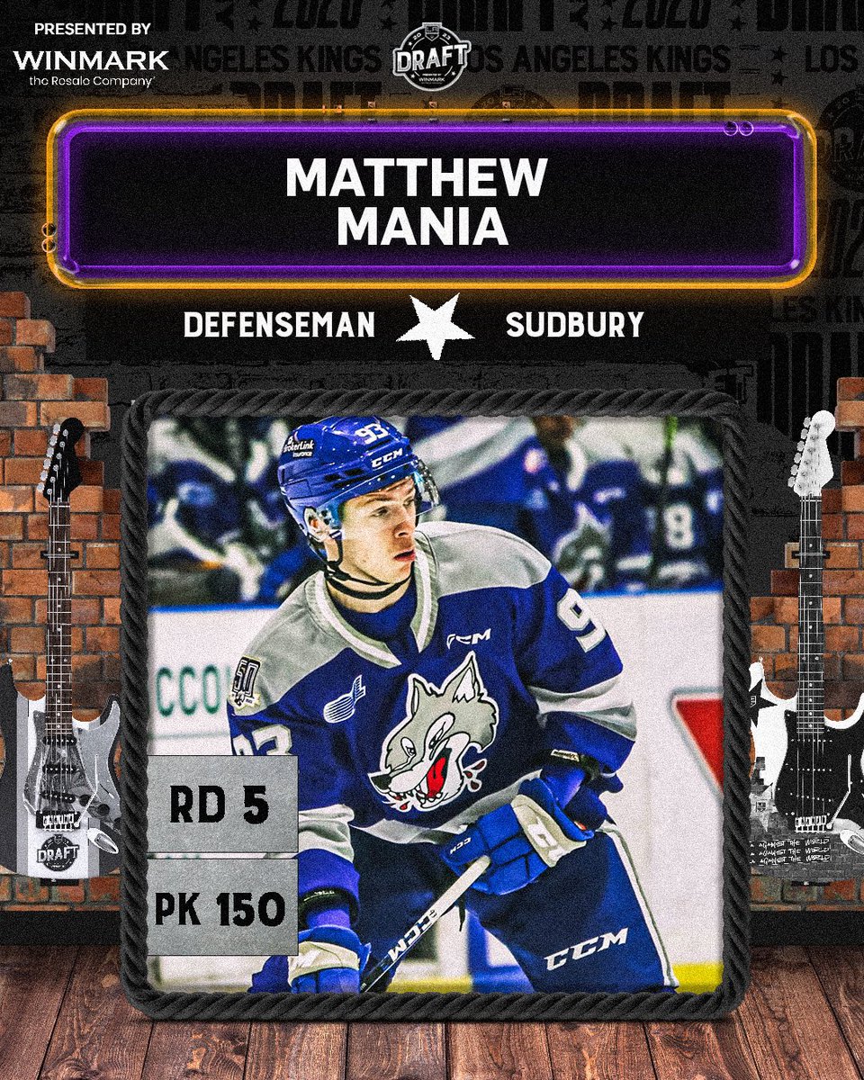 🗣 MATTHEW MANIA

📲 lakings.com/draft

#GoKingsGo | <a href="/WinmarkResale/">Winmark – the Resale Company</a>