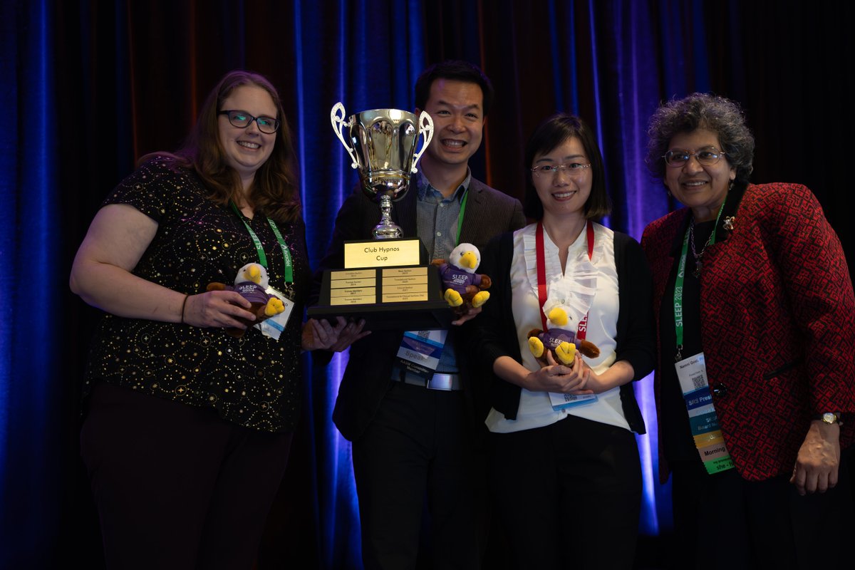 #TBT to the SRS's Club Hypnos event at #SLEEP2023. Thank you to all of our attendees and congratulations again to the Club Hypnos Cup recipients. Can't wait to do it all again next year in Houston!