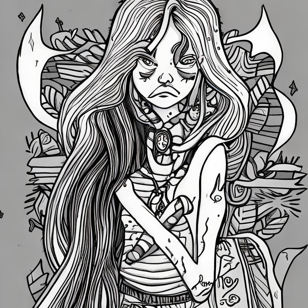 Unleash your creativity and let your imagination soar with <a href="/DimAIGlobal/">DimAI</a> platform!
 Share your art masterpiece here 👉 dimai.ai ✨ <a href="/QitmeerNetwork/">Qitmeer Network</a>

"Tons of girl in B&amp;W Style" - Calm and Serenity. 
#DimAI #Qitmeer #AIArtworks
#NFTsCommunity