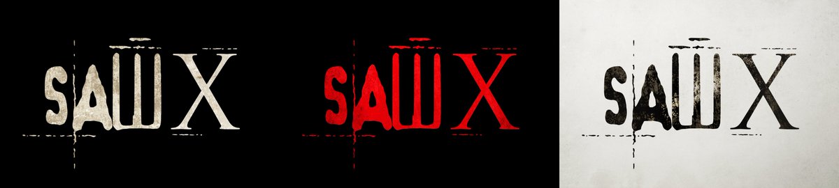 Saw X Title Treatments
#sawx #saw2023