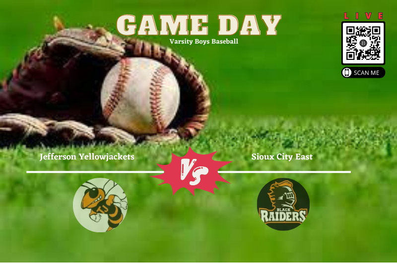 State210's tweet image. High School Basebal
Jefferson vs. Sioux City East
Yellowjackets @ Black Raiders
🕐Today @ 5:30p.
🎦 Live Stream : bit.ly/43gWQft
Game Details: Game 1 of 2 in Doubleheader

@SpencerMathews7  @Jacketsball @jdragonbaseball @BlackRaidersEHS @SCEastBaseball