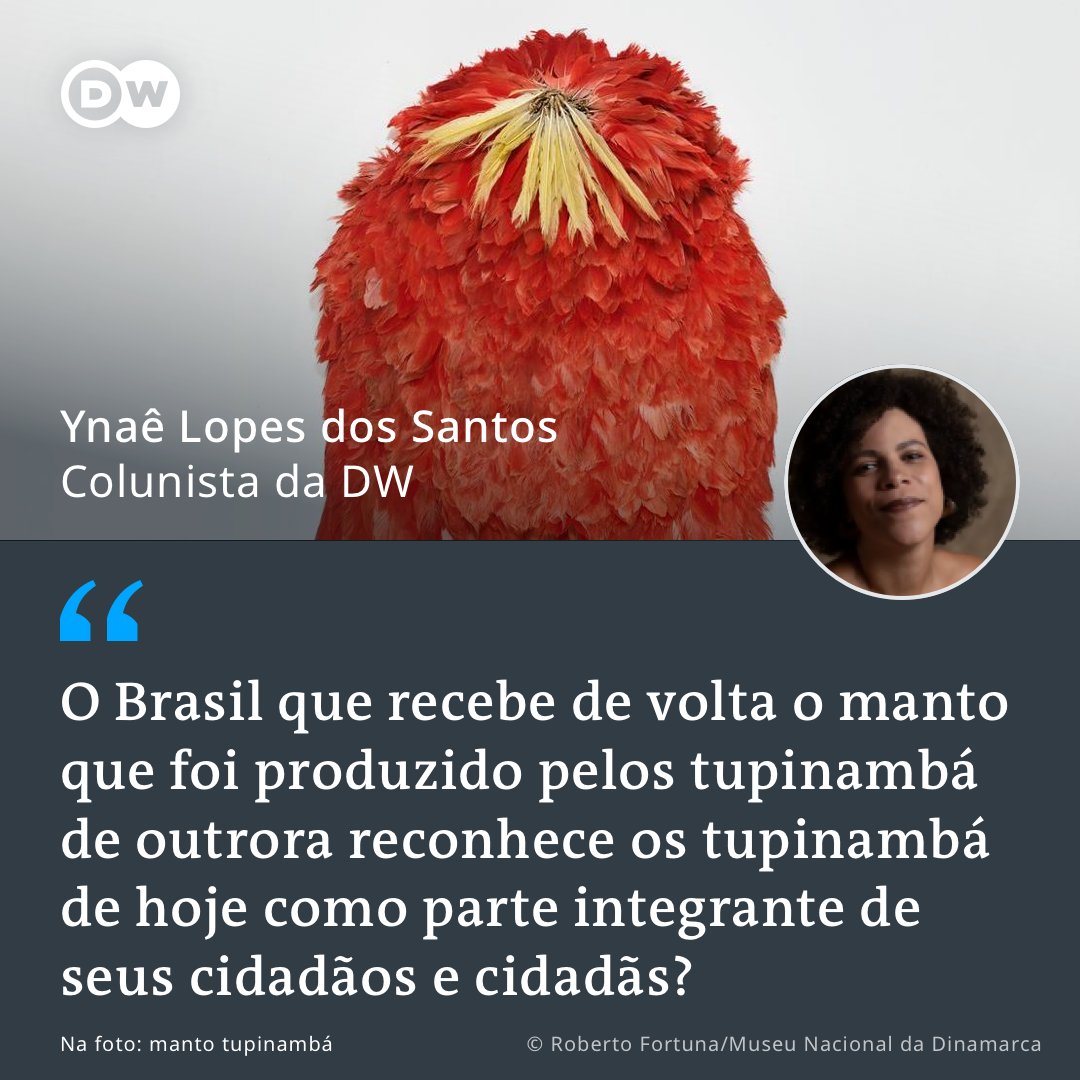 dw_brasil's tweet photo. [Coluna] Que Brasil vai receber manto tupinambá?
https://t.co/R6ZIKsJlAA https://t.co/KUDk48FbKM