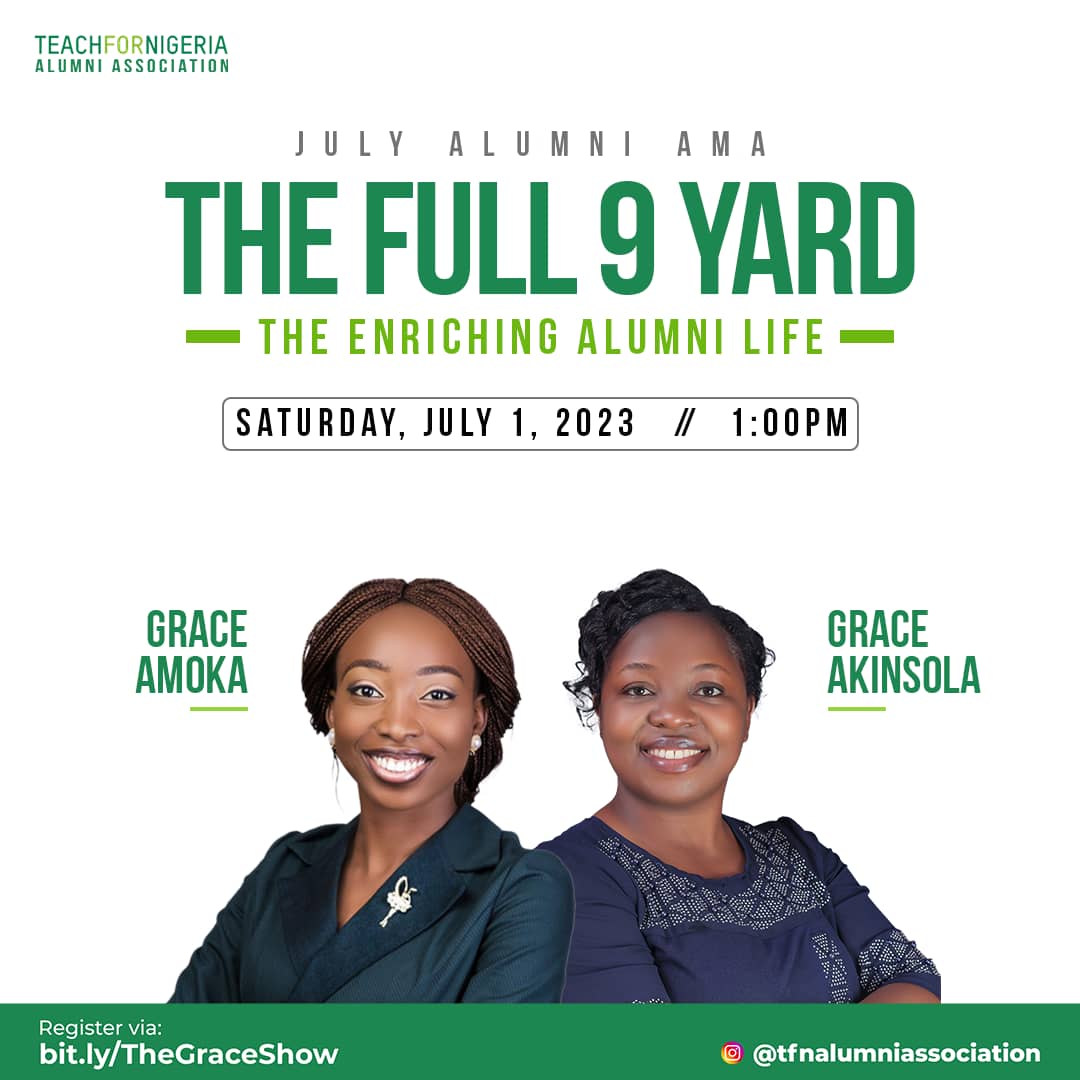 Register here to join the session: bit.ly/TheGraceShow
It promises to be insightful and exciting!  <a href="/henrygodween/">Godwin Henry</a> <a href="/graceamoka/">Master Teacher</a>