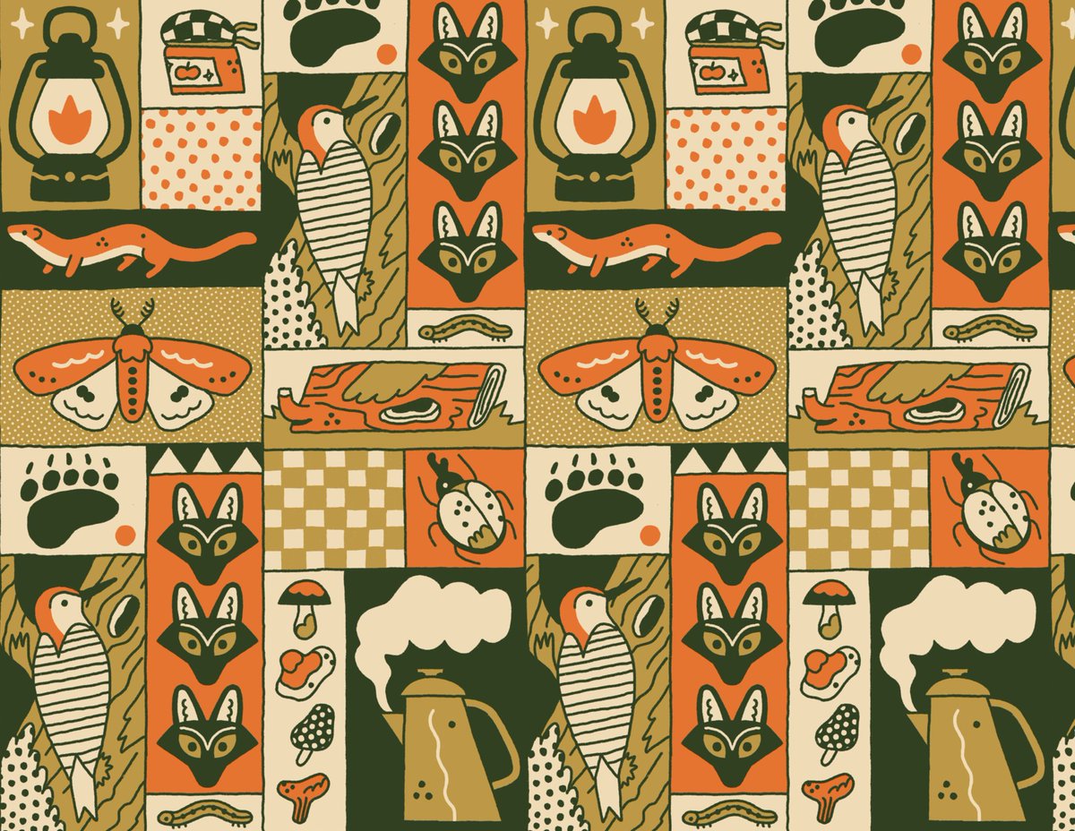 CampMustelid's tweet photo. thinking about making desk mats/mouse pads, but what pattern? 🤔💭 https://t.co/zHntjdaiy3