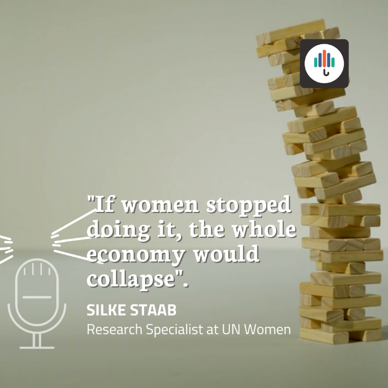 SP_Gateway's tweet photo. 1/2 🎙️ In our latest episode of the #SPpodcast ‘Care Economy: Reducing Unpaid Work and Inequality’ discover how the true value of unpaid care and domestic work and how #SocialProtection mechanisms can play a major role to reduce gender inequalities. 
▶️ https://t.co/Oym5ez8hwg