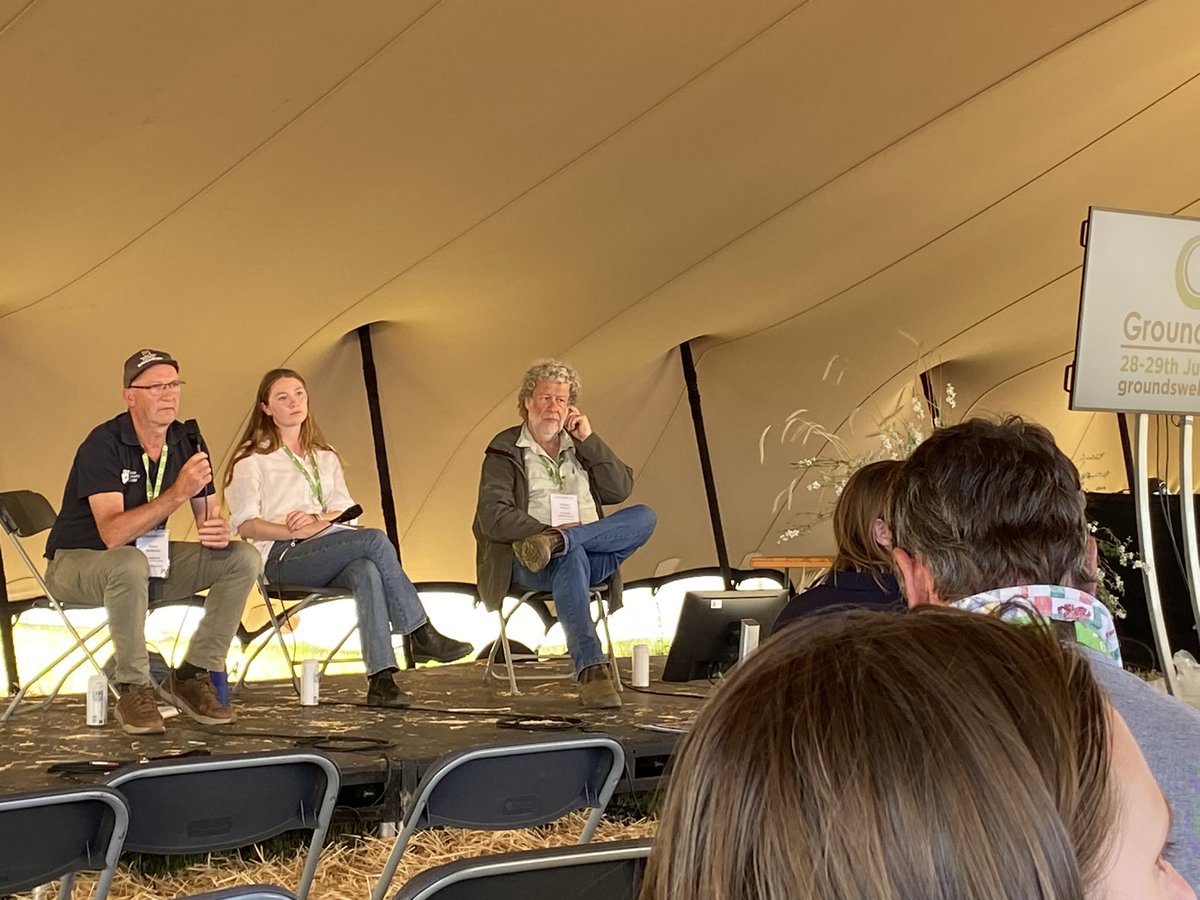 NoningtonFarms's tweet photo. Importance of education at all levels to get people in to farming &amp; learning about food production. Leading the way is @WrittleOfficial and their #regenerativeagriculture course talking student, lecturer and farmer @Groundswellaguk https://t.co/QyILHpbl5x
