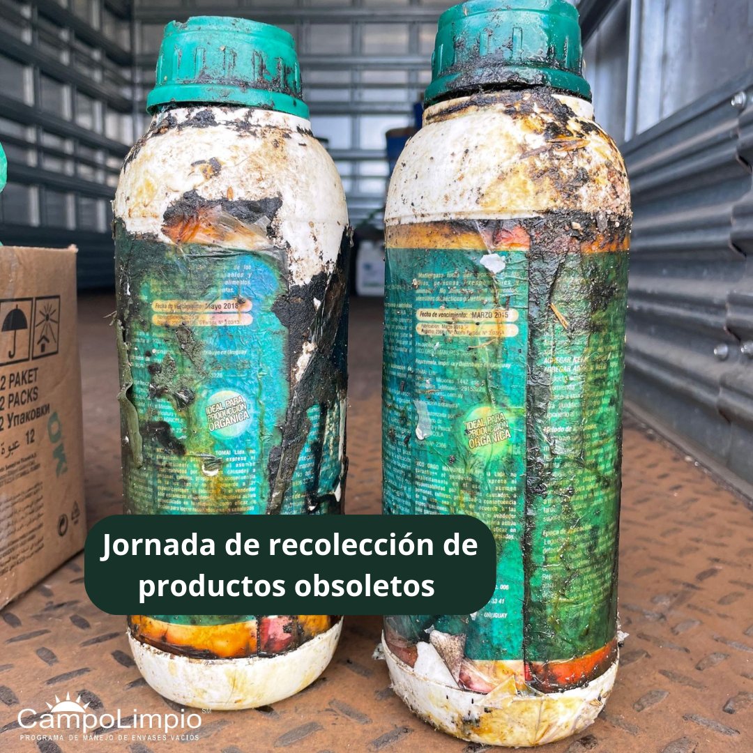 CampoLimpio_uy's tweet photo. Jornada de recolección de productos obsoletos♻️
📍Sauce, Canelón Chico y Progreso.
Sr. Productor: si tiene productos #obsoletos contactarse con @CampoLimpio_uy para el envío de información y coordinación de retiro.
📩obsoletos@campolimpio.org.uy
☎️2925 45 39 https://t.co/gksFNTQaNd